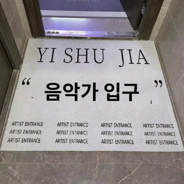 아티스트 입구의 매트 입구 방수 와이어 매트 세탁이 불가능한 대형 맞춤 매트 재단 가능한 도어 매트