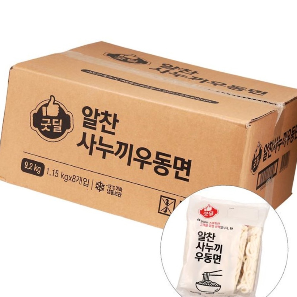 굿딜알찬사누끼우동면 230Gx5입 씨제이프레시웨이 주 BOX 8