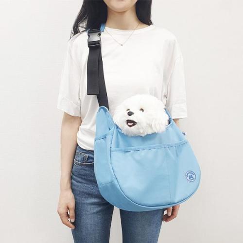 로미앤루미 강아지 베이직 슬링백 블루