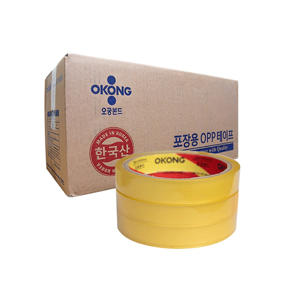 오공 오공 오공 사무용 엘앤엠 OPP 테이프 x 20m 투명 200개