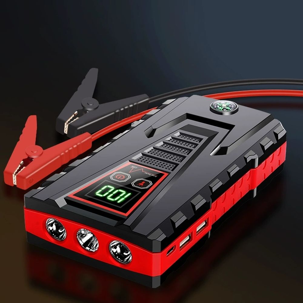 긴급시동 한파 스타터 점프 자동차 방전 충전기 긴급 간단 도구 상자 12v 99900mah