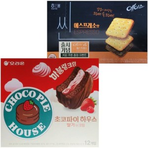 초코파이하우스 딸기앤크림 에이스 씬 에스프레소맛