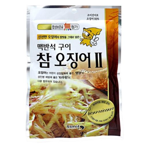 선일물산 4760 큰손선일 맥반석 구이 참 오징어 18g
