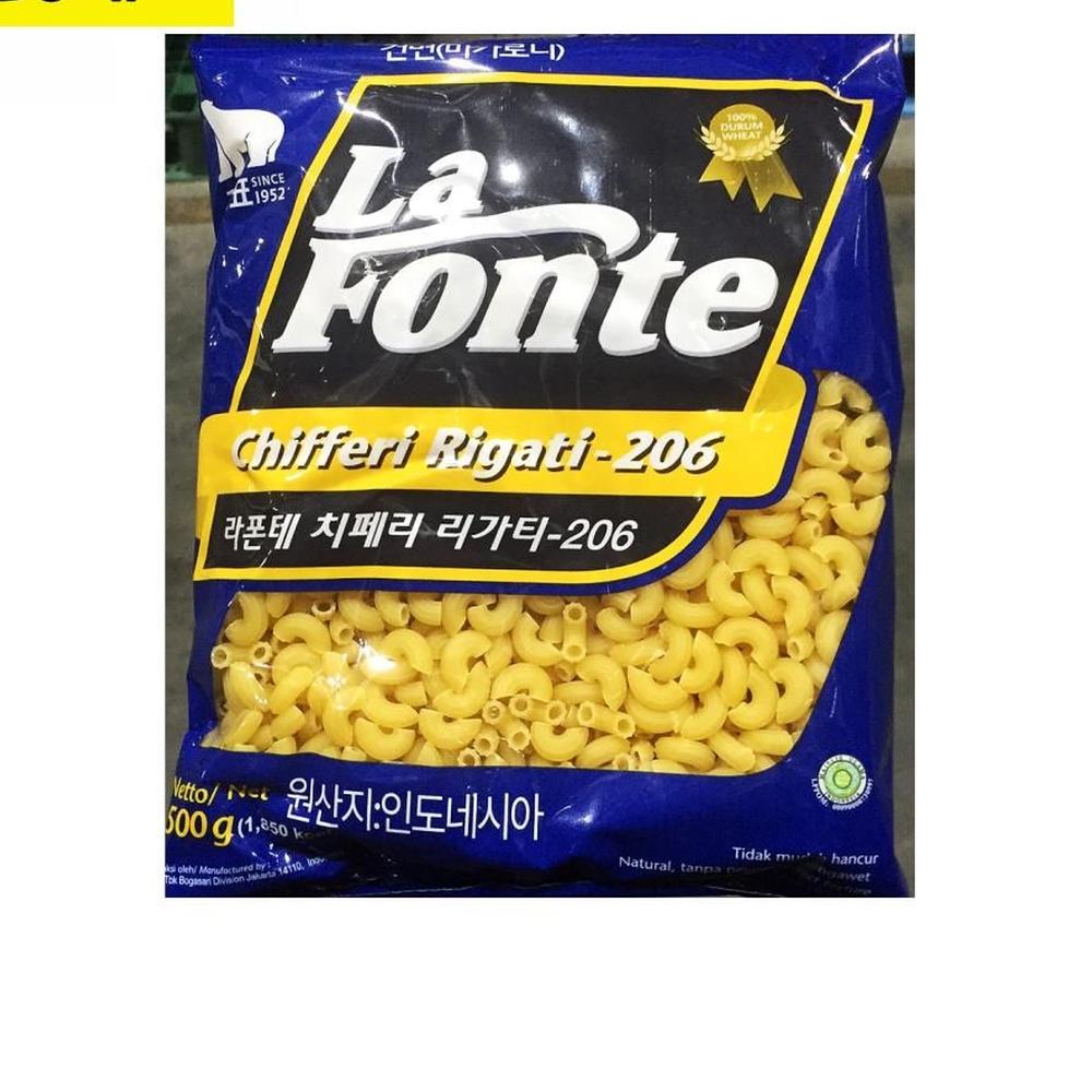 라폰데 마카로니 500g X5개 마카로니 파스타면 식당납품 대량유통 업소용
