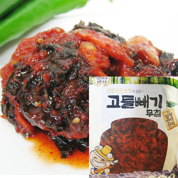 케이와이식품 절임 고들빼기무침 4kg 항아리반찬 업소용 대용량