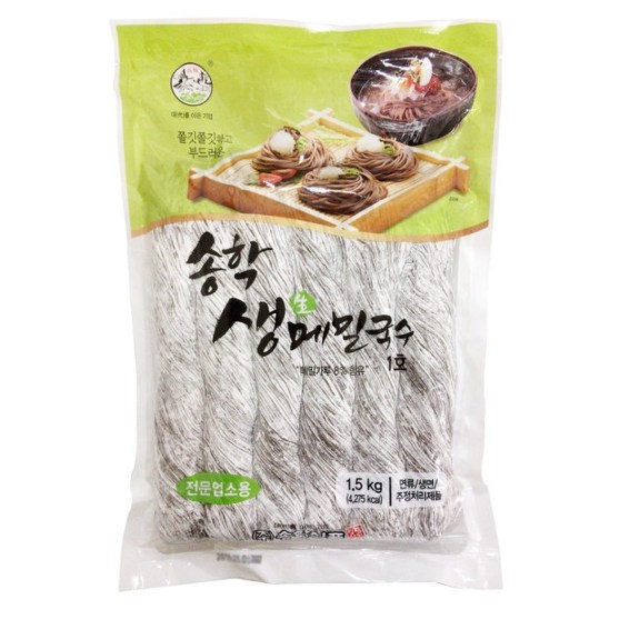 영일식품 송학식품 송학식품 송학 생메밀국수 1 5kg 10개
