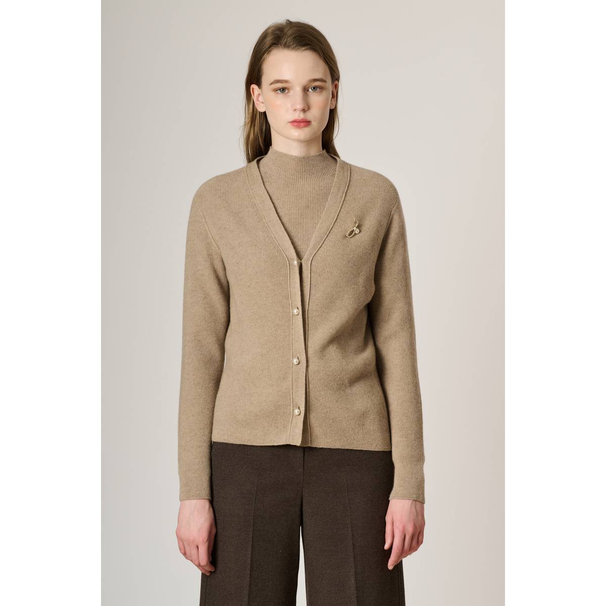 BCBG 울 캐시 블랜드 가디건 B3W9K207
