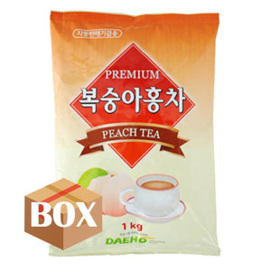 대호식품 대호 복숭아 홍차 1kg x 12개 1박스