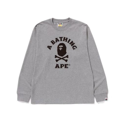 베이프 JAPAN 현지 BAPE APE CROSSBONE 컬리지 TEE - 5005186