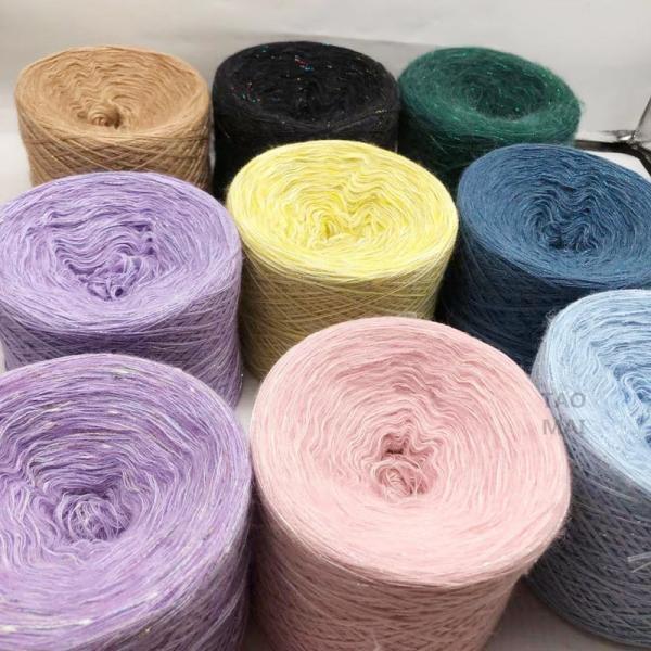 뜨개실 DIY 수제 바늘 스웨터 플래시 코트 워스트 캐시미어 샤이니 실크 모헤어 원사 슈퍼 소프트 스카