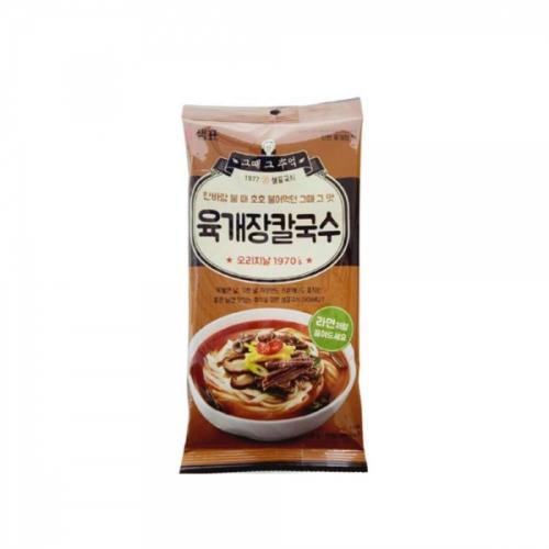 진공 숙성 반죽 얼큰 칼칼한 육개장 칼국수 가공식품