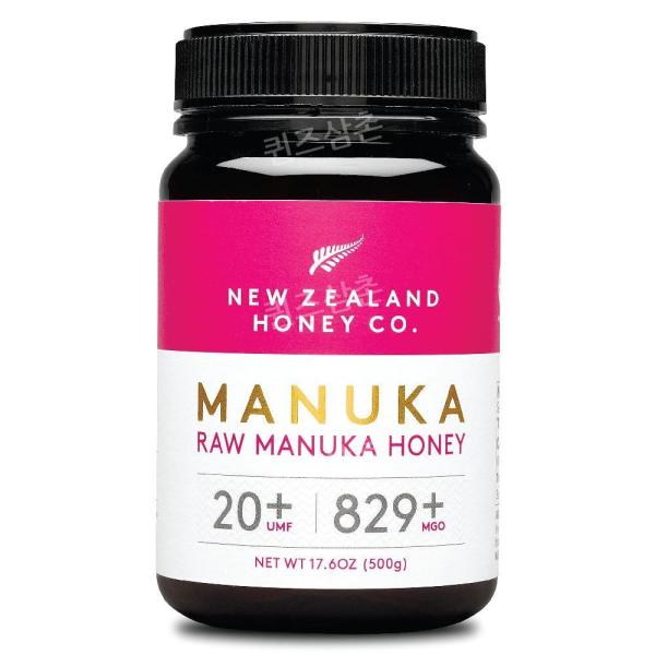 뉴질랜드 허니 컴퍼니 생 마누카 꿀 UMF 20 플러스 MGO 829 플러스 17 6oz 500g