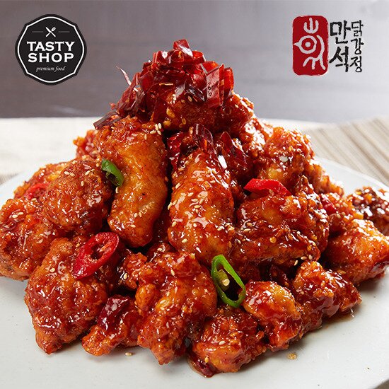 만석닭강정 순살 핫끈한맛 22일 도착 예정