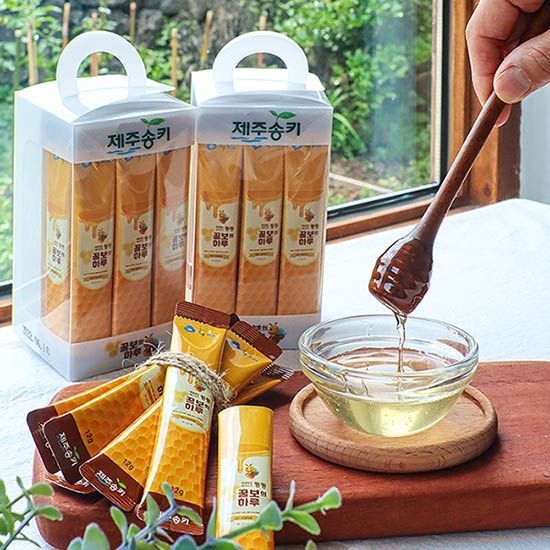 푸드맛남 제주 달콤한 꿀보의 하루 꿀 12gx30스틱