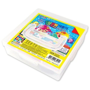 50색 양면색종이케이스 500매 종이 접기 놀이 공예 만들기 색종이 색상지 미술 세트 대용량 색지 어린이집