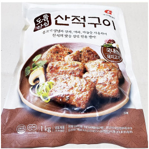 즉석식품 마니커 육가공 산적 산적구이 도톰한개 1K X10 숯불갈비산적구이 안주