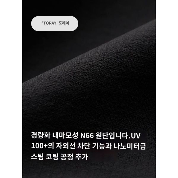 UNKNOWN UNKNOWN GRC 끝없는 테크 검정색라밸 윈드브레이커 긴소매 로드Bike 롱코트 남녀 로얄 1개
