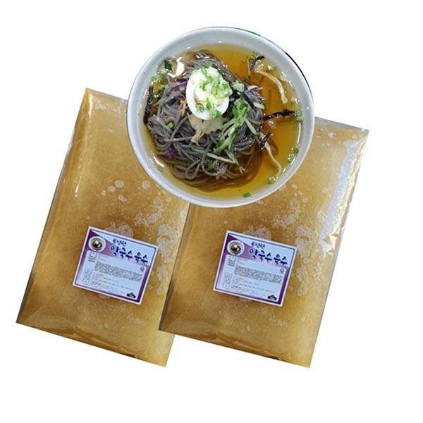 메밀 막국수 벌크육수-1박스 5kgx2봉 업소 전문용 동치미육수 냉면육수 막국수용육수 사골육수 한우사골육