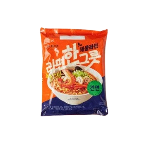 피피이씨음성생면 노브랜드 라면 한그릇 해물맛