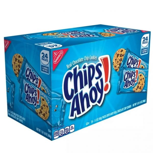 칩스아호이 Chips Ahoy 쿠키 과자 칩스 어이 초콜릿 칩 24 스낵 팩 40g 24개