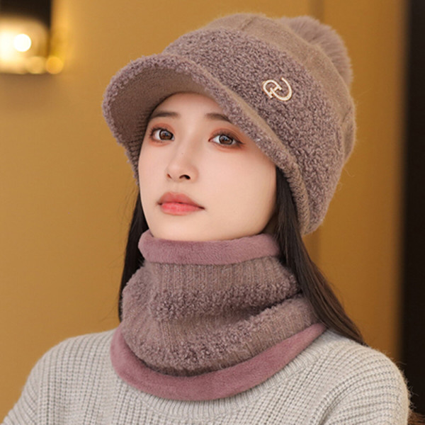 델리 뽀글이 방울 니트캡 겨울모자 라운딩 골프 털모자 썬캡