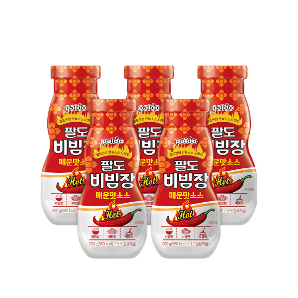 팔도 팔도 팔도 팔도매운맛 비빔장 200g x 5개