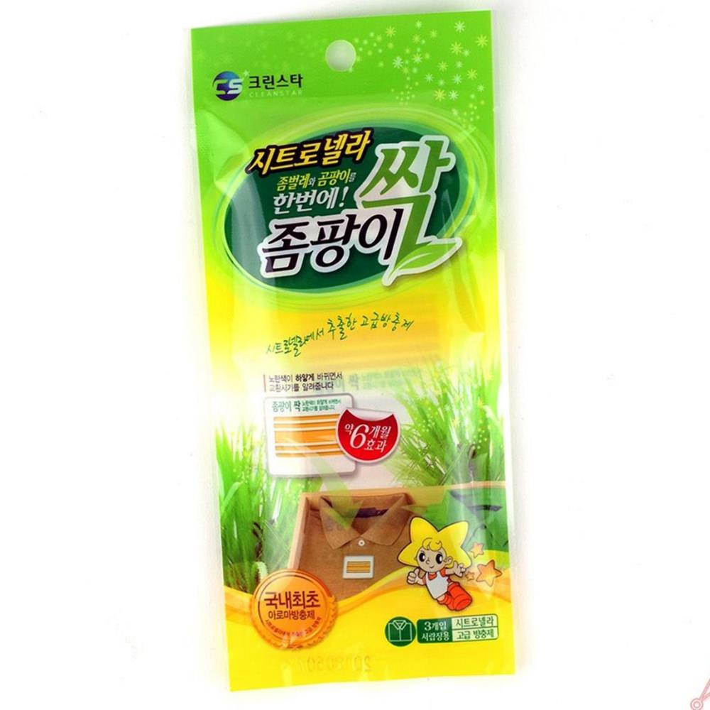 제스트 좀팡이싹 아로마향 CH 3입 1175 방충제 서랍장용