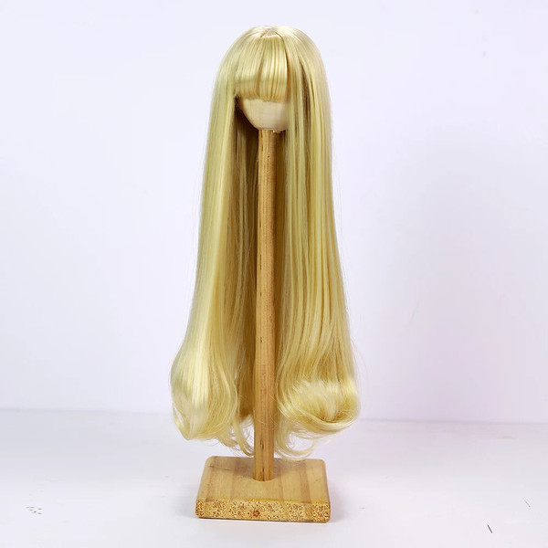 구체관절인형 1 3 BJD 인형용 드림 페어리 헤어 스트레이트 컬리 가발 볼 조인트 인형에 적합 SD D