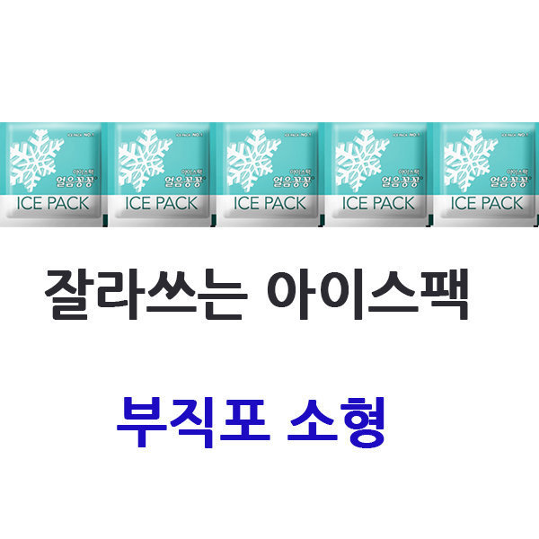 미니 얼음꽁꽁 부직포 소형 찜질팩 아이스박스