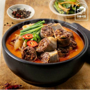 마트 얼큰순대국 고기순대 600g 5팩 얼큰순대국