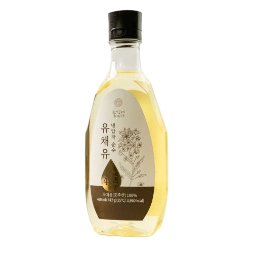 네니아 냉압착 순수 유채유 480ml