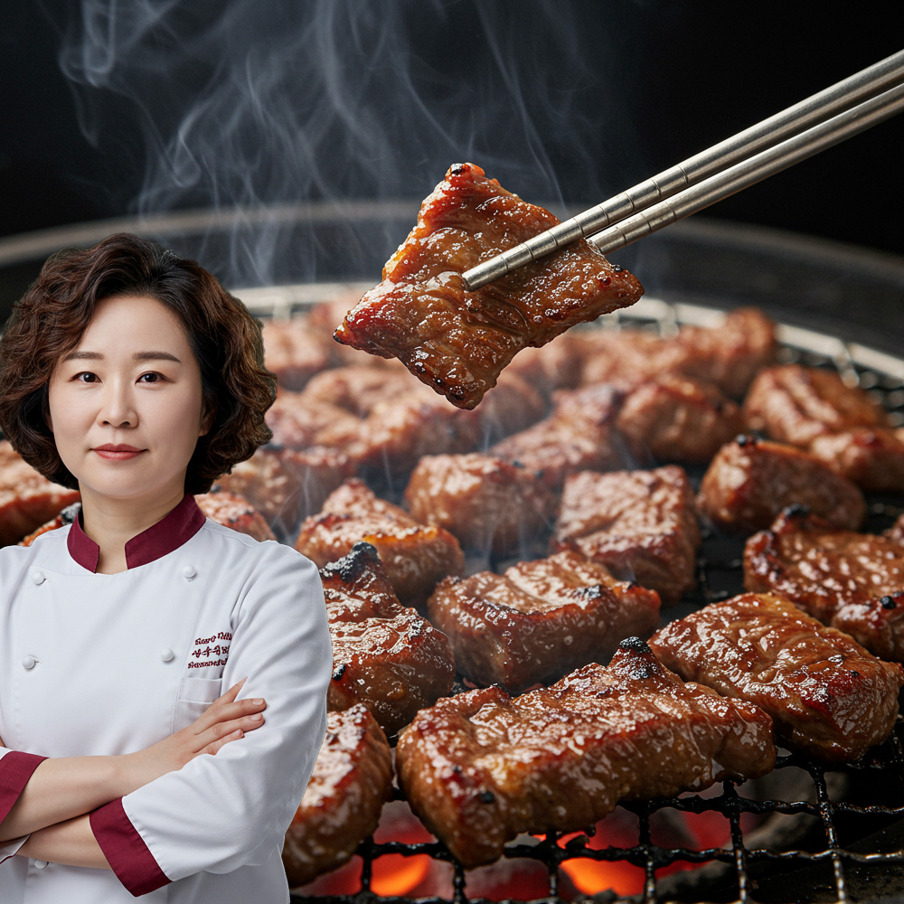 한식온도 더 담은 수제양념 돼지왕구이 1kg 돼지갈비 양념갈비