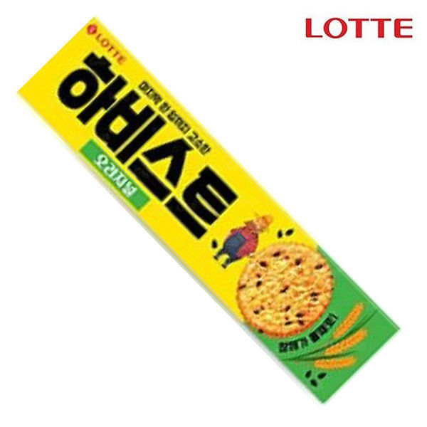 롯데웰푸드 롯데웰푸드 롯데웰푸드 하비스트 달콤고소 100gX1개 과자 간식 비스켓 샌드