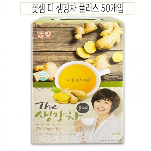 한방차 꽃샘 꽃샘생강차 천마차 율무차 레몬차 생강차 플러스 전통차 50개입