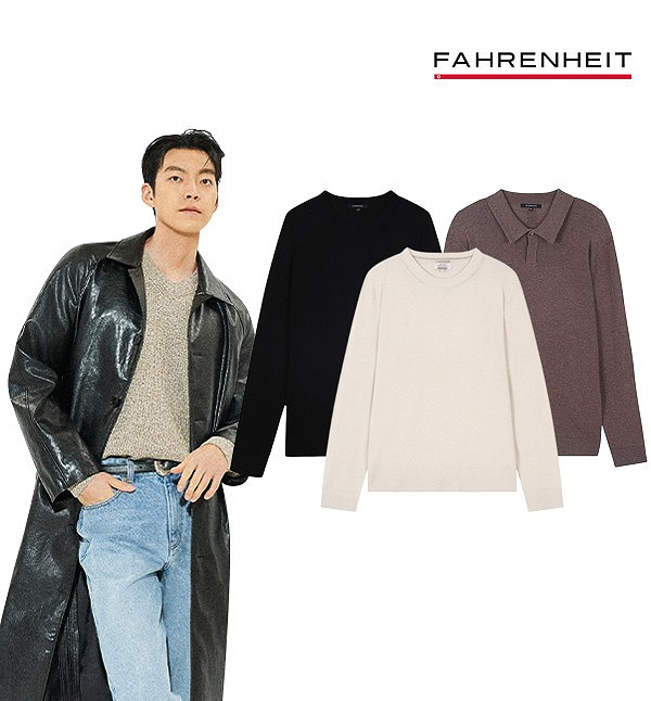 지이크 신원직영 지이크 외 남성니트 시즌아웃 8종 227967 02 PU 100 FHUCH8501