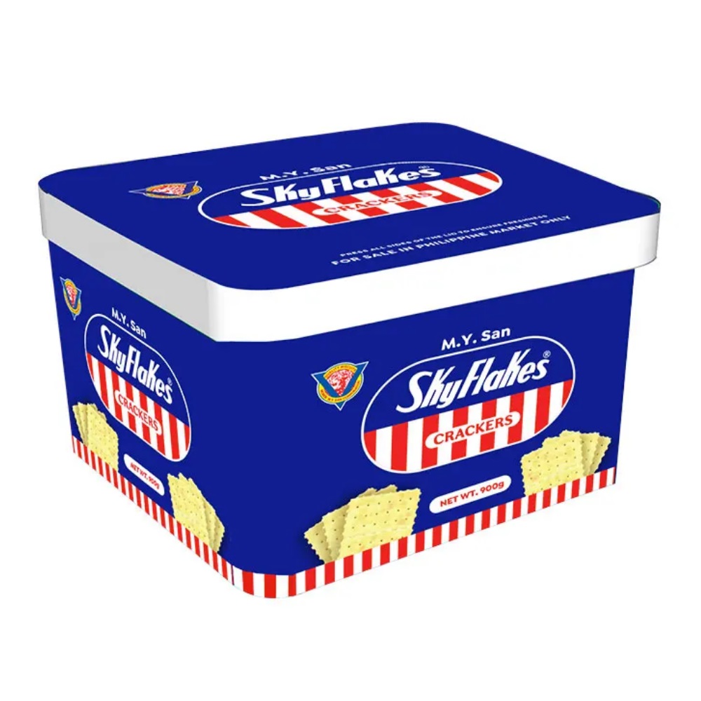 엠와이산 Sky Flakes Crackers Can 900g 스카이 플렉스 캔 1개