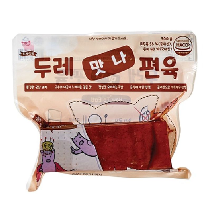 두레식품 두레식품편육 300g 4팩 새우젓 4개