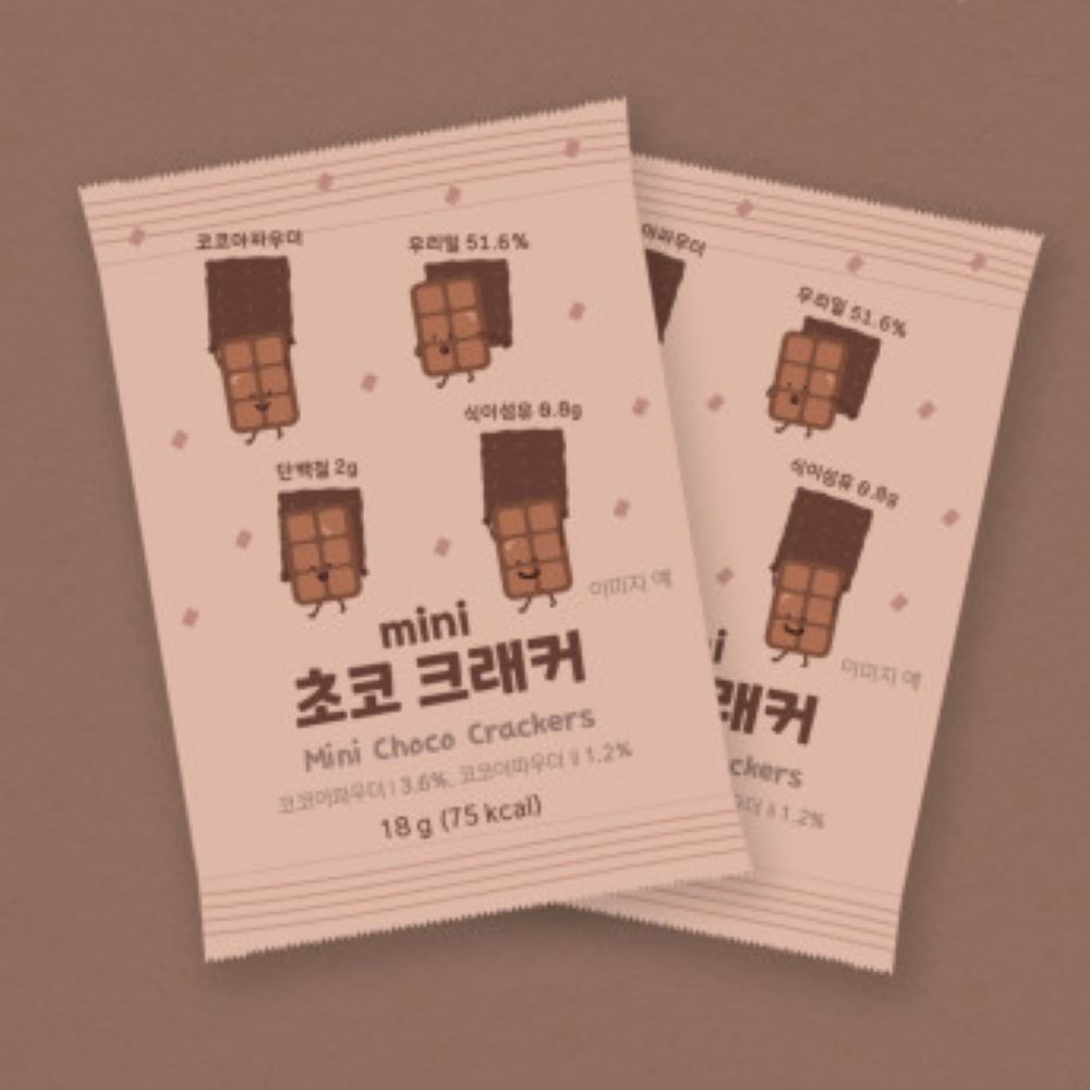 쿠엔즈버킷 쿠엔즈버킷 초코 크래커 어린이 과자 간식 18g 10개