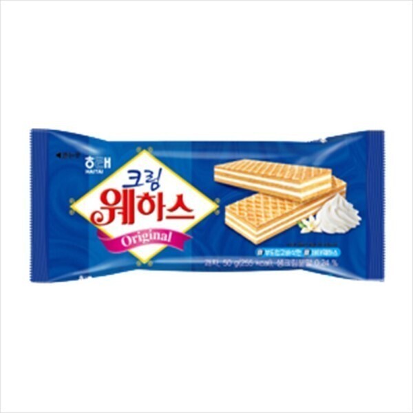 해태제과 해태제과 해태제과 해태 크림 웨하스 50g 넉넉한 유통기한x