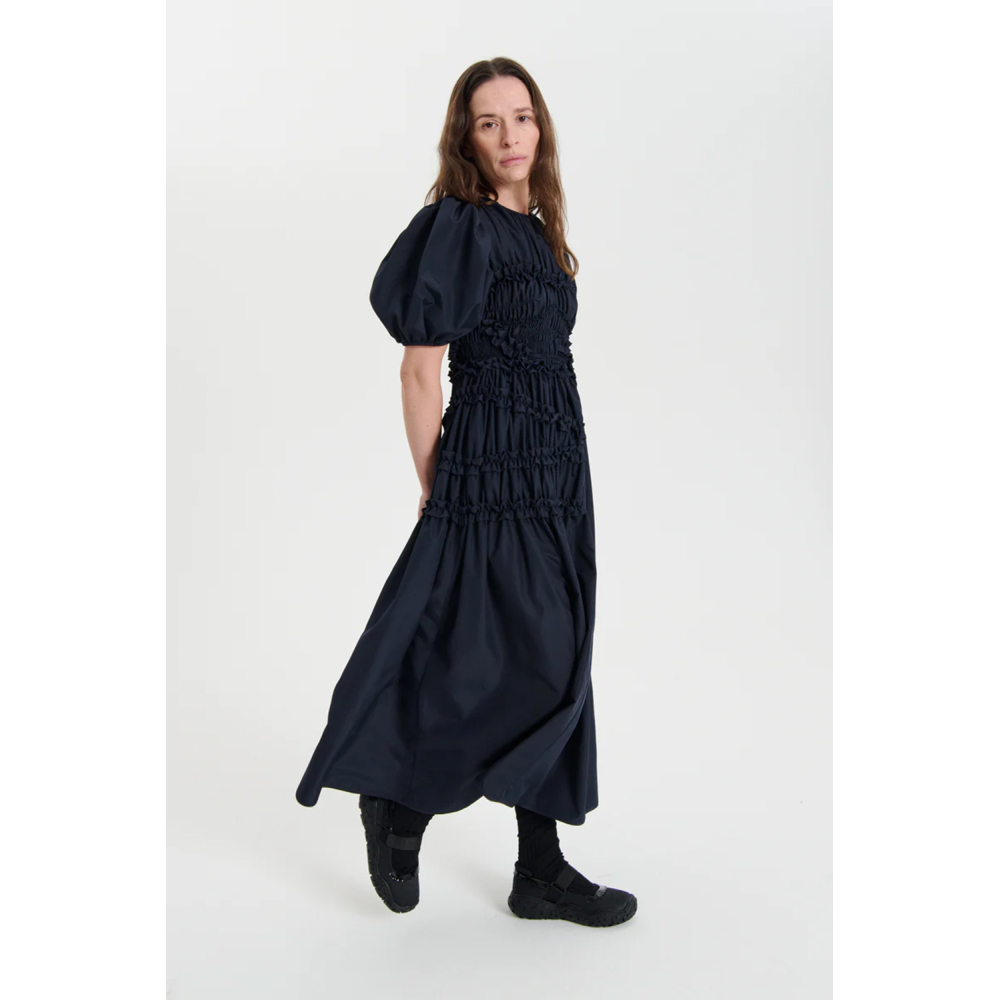 엘리든 세실리에 반센 BAHNSEN CECILIE OMARA DRESS RECYCLED FAILLE NECBN6DR110-NY