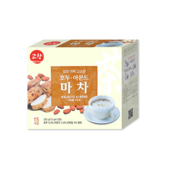 고향 고향 호두아몬드마차 15스틱 1BOX 20개입 15g 300개입 1개