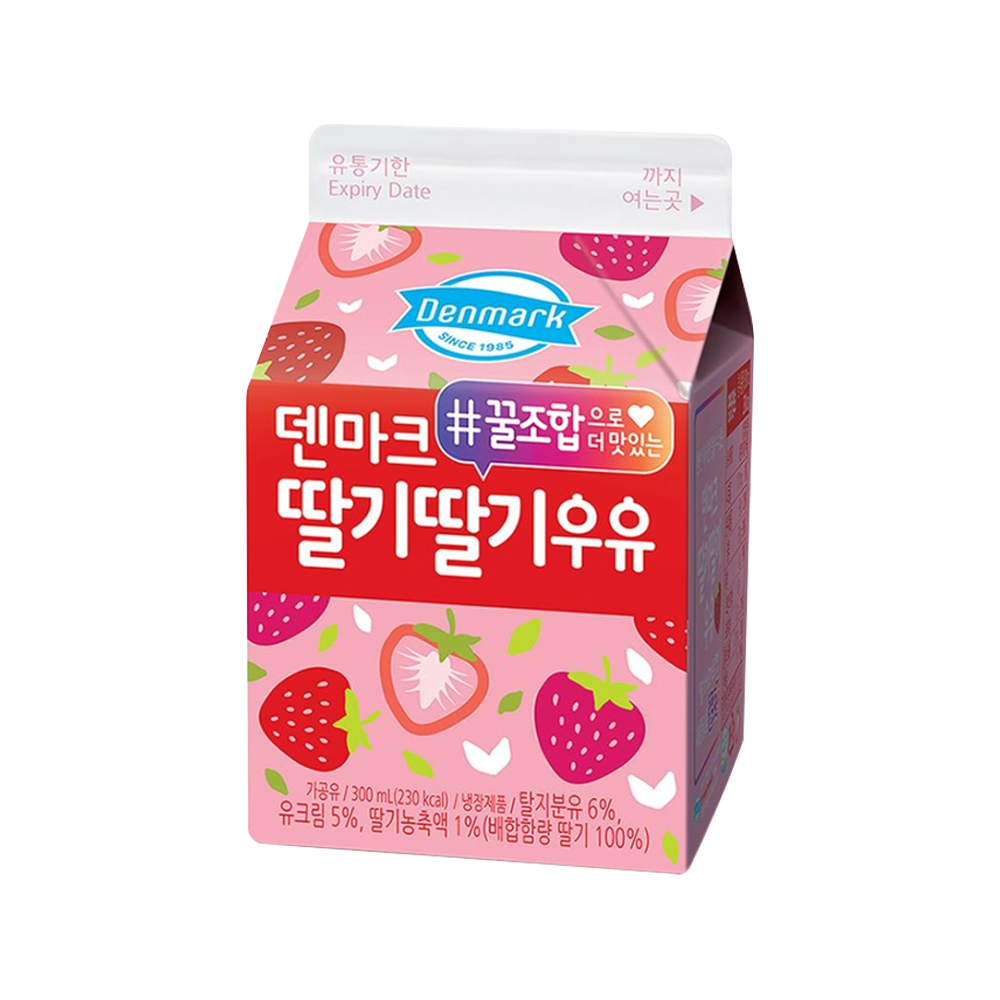 동원에프앤비 덴마크우유 딸기딸기우유