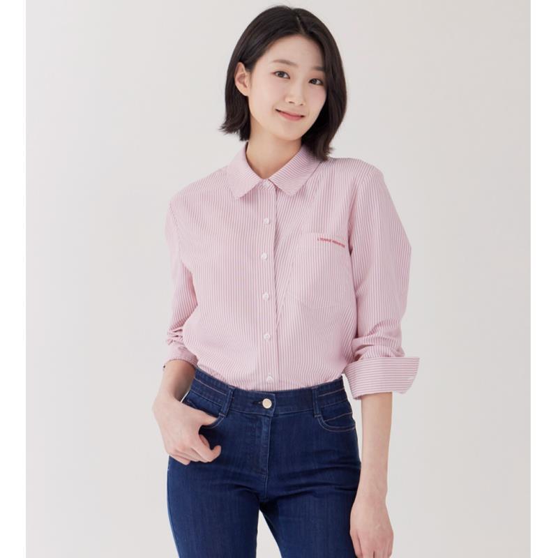지센 스트라이프 셔츠 BL LCWSP224