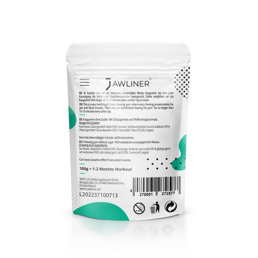 조라이너 페이셜 피트니스 츄잉 껌 100g Mint 민트 JAWLINER Facial Fitness Chewing Gum