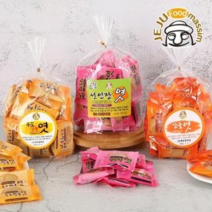 제주참마당 선인장엿 우도땅콩엿 감귤엿 각 150g 총 3봉