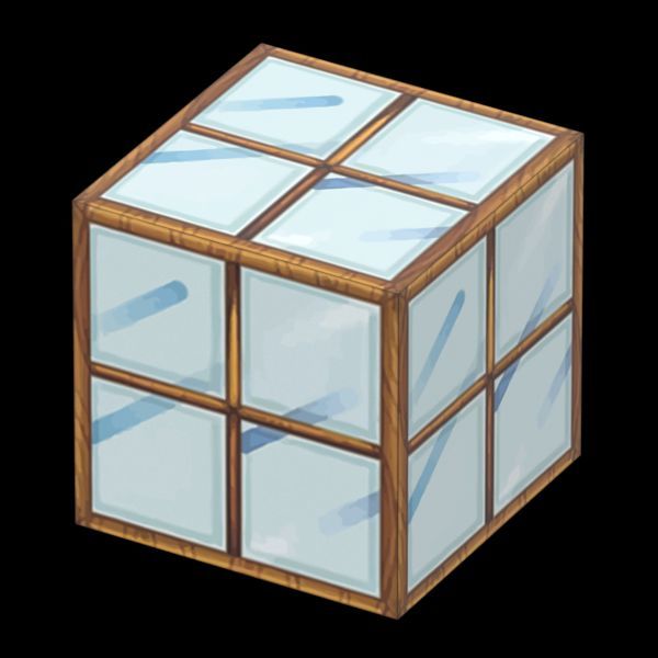 마인 크래프트 자석 블럭 낱개 10개입 155 glass 창