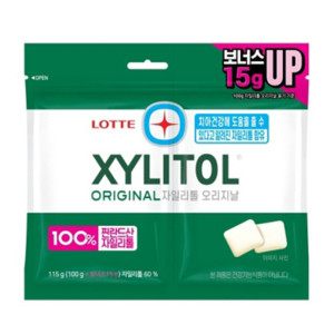 롯데웰푸드 롯데웰푸드 롯데웰푸드 자일리톨 오리지날 트윈리필 115g x12개 반박스