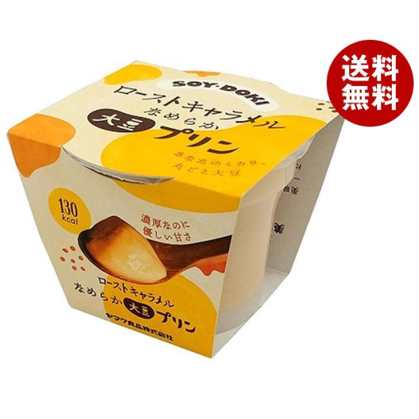 야막식품 부드러운 콩 푸딩 로스트 카라멜 100g12개입