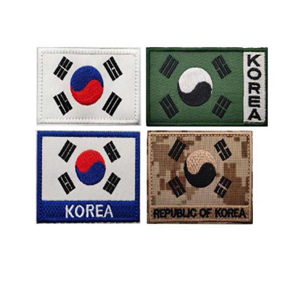 DIY 패치 와펜 태극마크 모자 태극기 가방 꾸미기 옷 1개