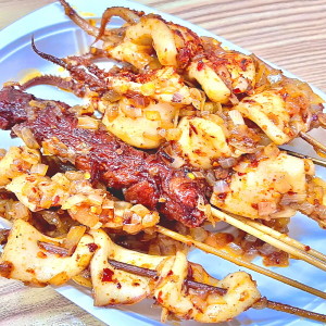 신돈 배터짐 배터짐 캠핑꼬치 특대 오징어꼬치 20꼬치 1 6kg 철판오징어